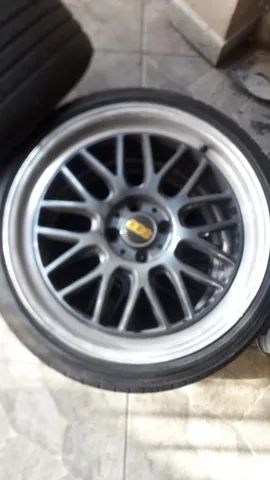 Rodas 17 4x100 modelo BBS tala 7,5 - Foto 2