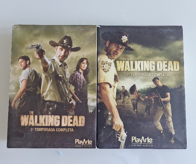Kit DVD The Walking Dead 1ª e 2ª Temporadas + Pôster - Original - Foto 2