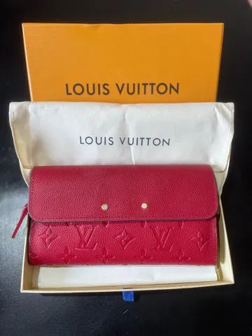 Louis Vuitton - Carteira feminina eem couro com porta m