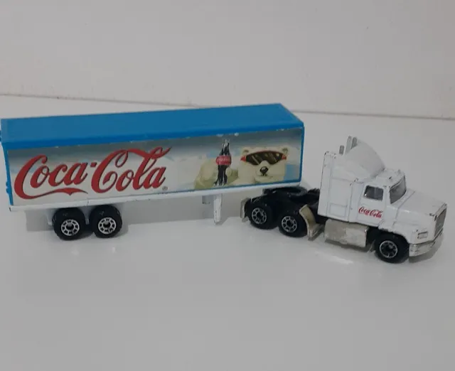Miniatura Caminhão Baú Coca Cola Colecionável Réplica