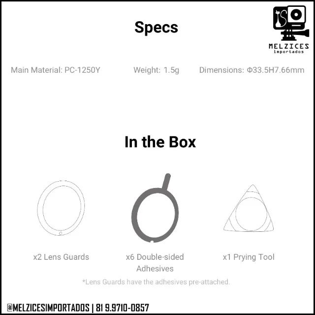 Proteção de Lentes Para Insta360 X2 - Foto 2