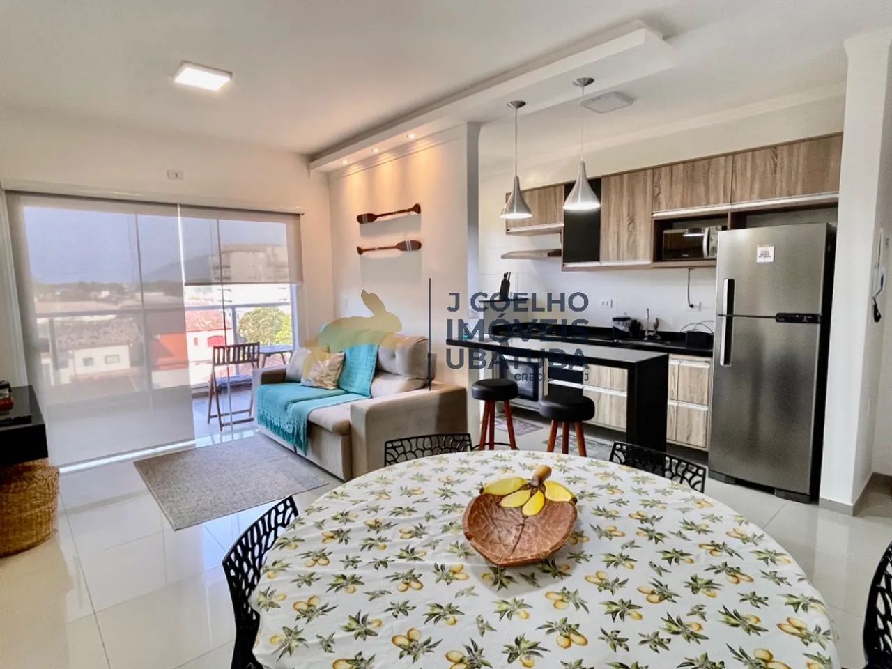 Apartamento à venda com 2 dormitórios, varanda gourmet - Centro de Ubatuba- SP - Foto 4