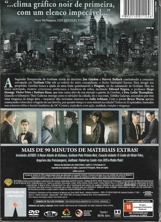 Dvd Gothan 1 e 2 Temporadas originais - Foto 4