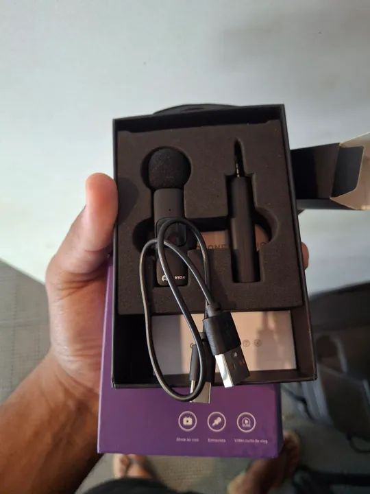 Microfone Sem Fio K35 OI-PIX009 - Novo - Foto 4