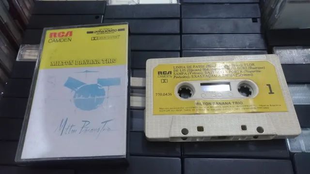 Fita K7 Cassete Milton BananaTrio, bom estado capa e fita.