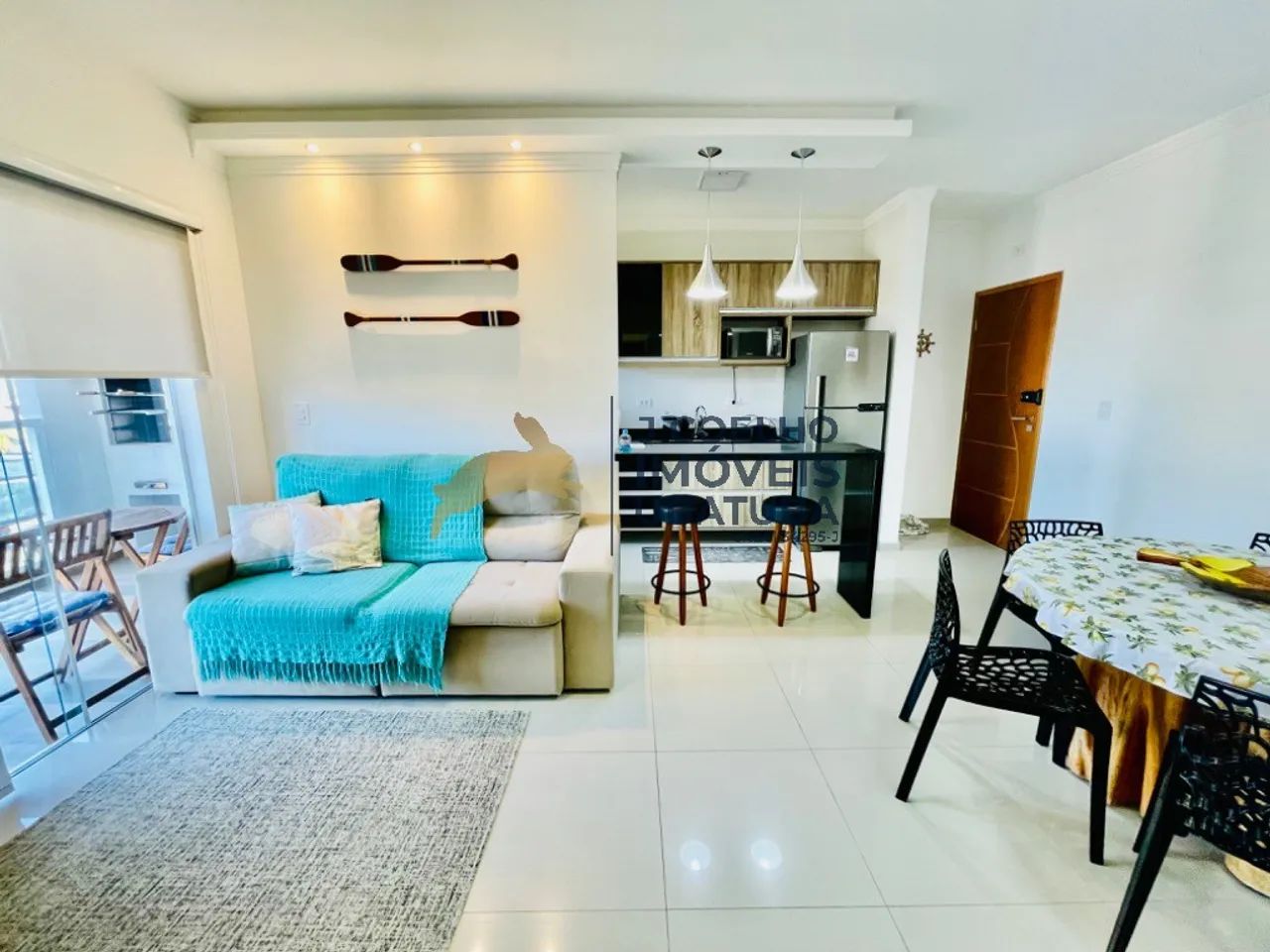 Apartamento à venda com 2 dormitórios, varanda gourmet - Centro de Ubatuba- SP - Foto 2