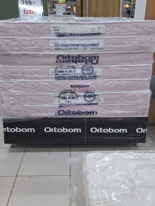 Colchão Ortobom casal D.20 com 12 cm