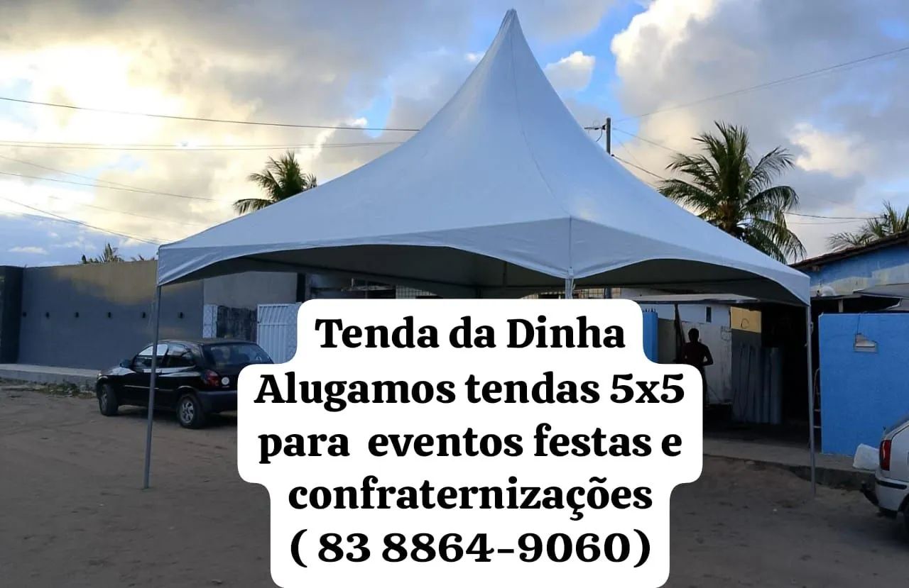 Aluguel de tenda 5x5 