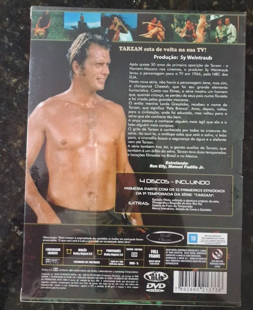 Tarzan - Primeira Temporada volume 1 - 4 DVDs - Edição de Colecionador - Foto 2