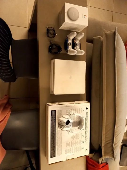 Playstation 4 SLIM BRANCO PERFEITO