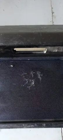 Capa Parachoque Traseiro Saveiro G5 G6 Preto 13162 Usado - Foto 5