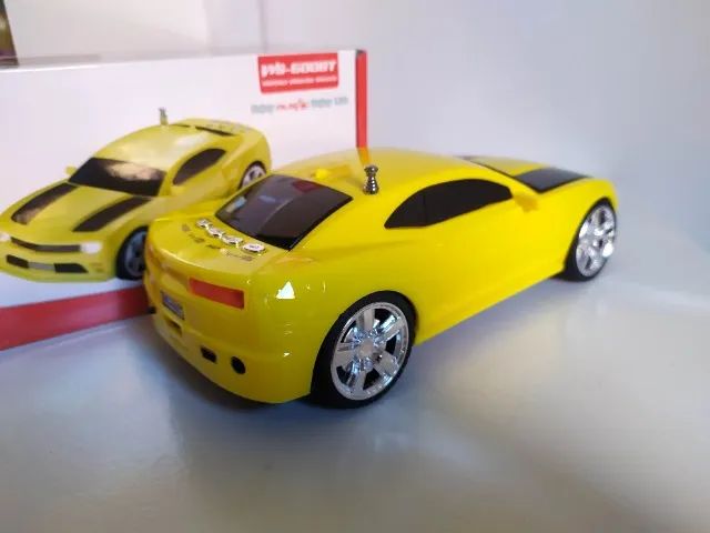 Caixa de Som Camaro Amarelo - Bluetooth e USB - Foto 4