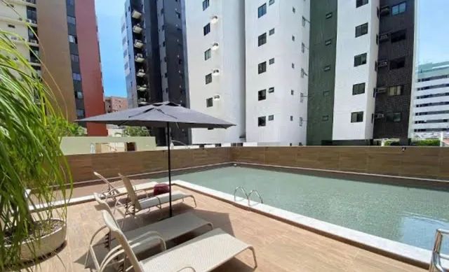 Belíssimo apartamento com varanda à 300 metros da orla de Jatiúca - Foto 6