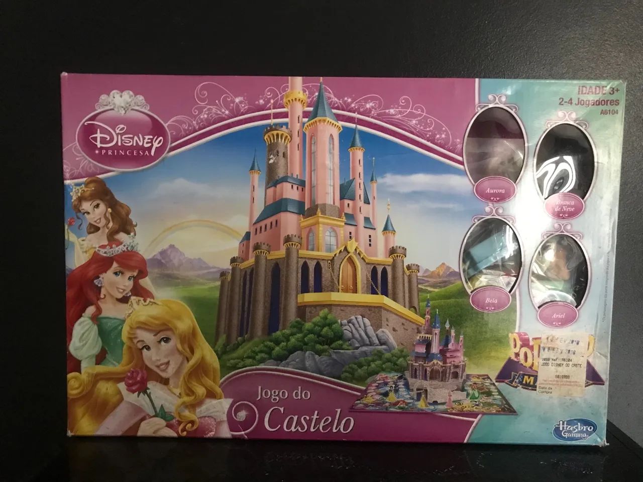 Jogo do Castelo Tabuleiro Popup Magic 3D Disney Princesas Hasbro RARO - Foto 2