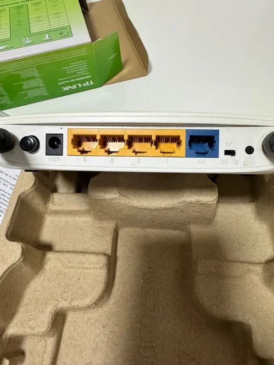 Roteador TpLink wireless N 300mbp usado perfeito na caixa