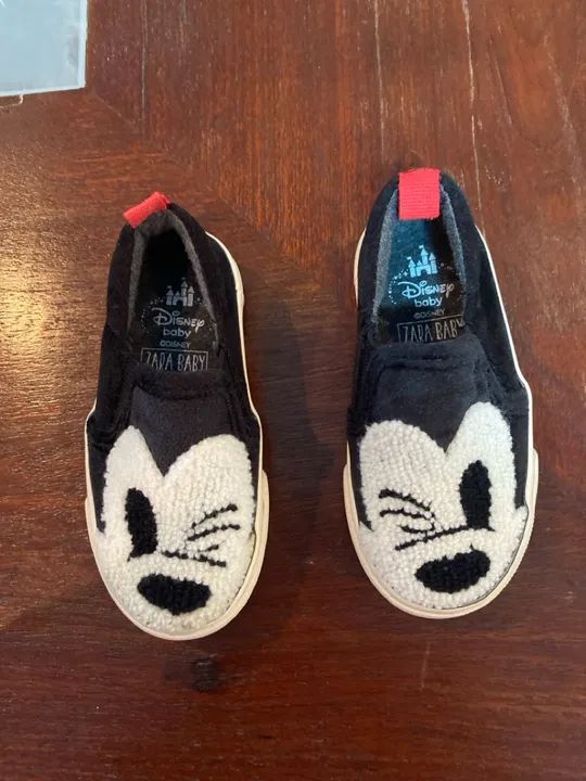 Tênis Mickey Mouse Zara Baby semi novo número 21