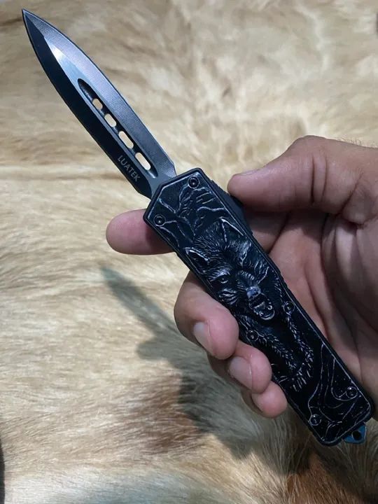 Canivete tático automático Wolf - Foto 2