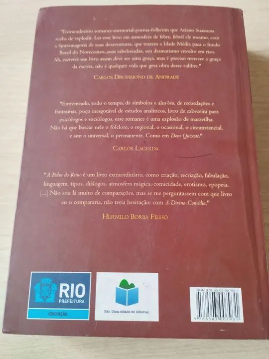 Livro Romance d,A Pedra do Reino e o Príncipe do Sangue do vai-e-volta  - Foto 2
