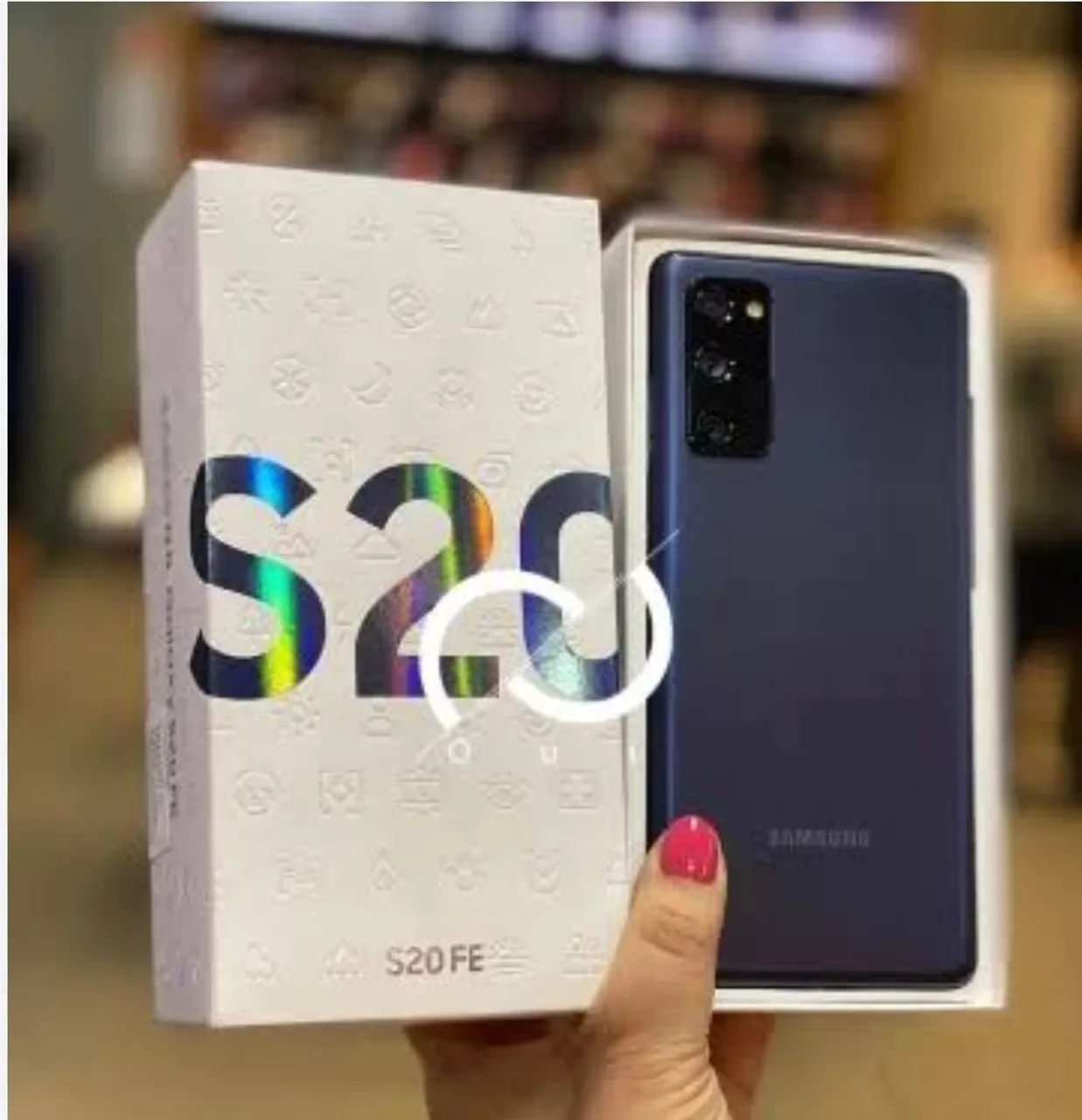 SAMSUNG GALAXY S20 FE PRODUTO NOVO DE AMOSTRA DE LOJA