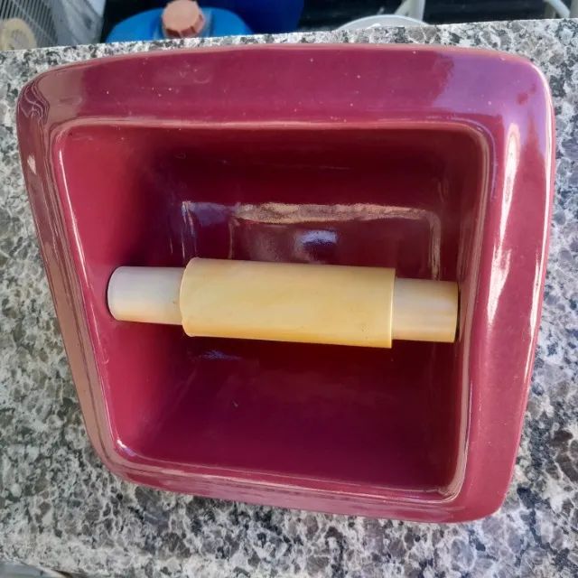 Conjunto Banheiro - Retro / Vintage - Vinho  - Foto 4