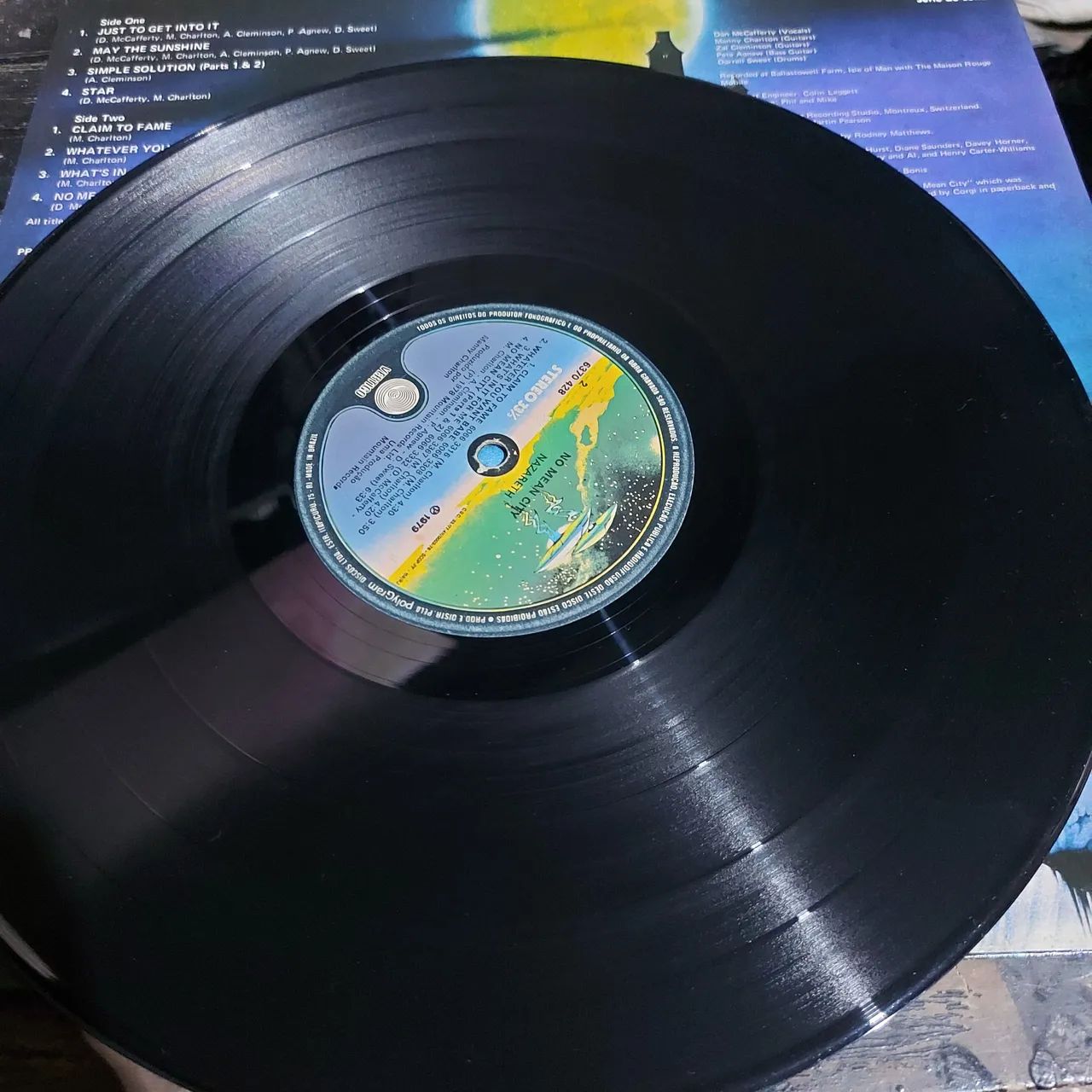 LP Nazareth - No Mean City ,1° press vertigo excelente  - Foto 3