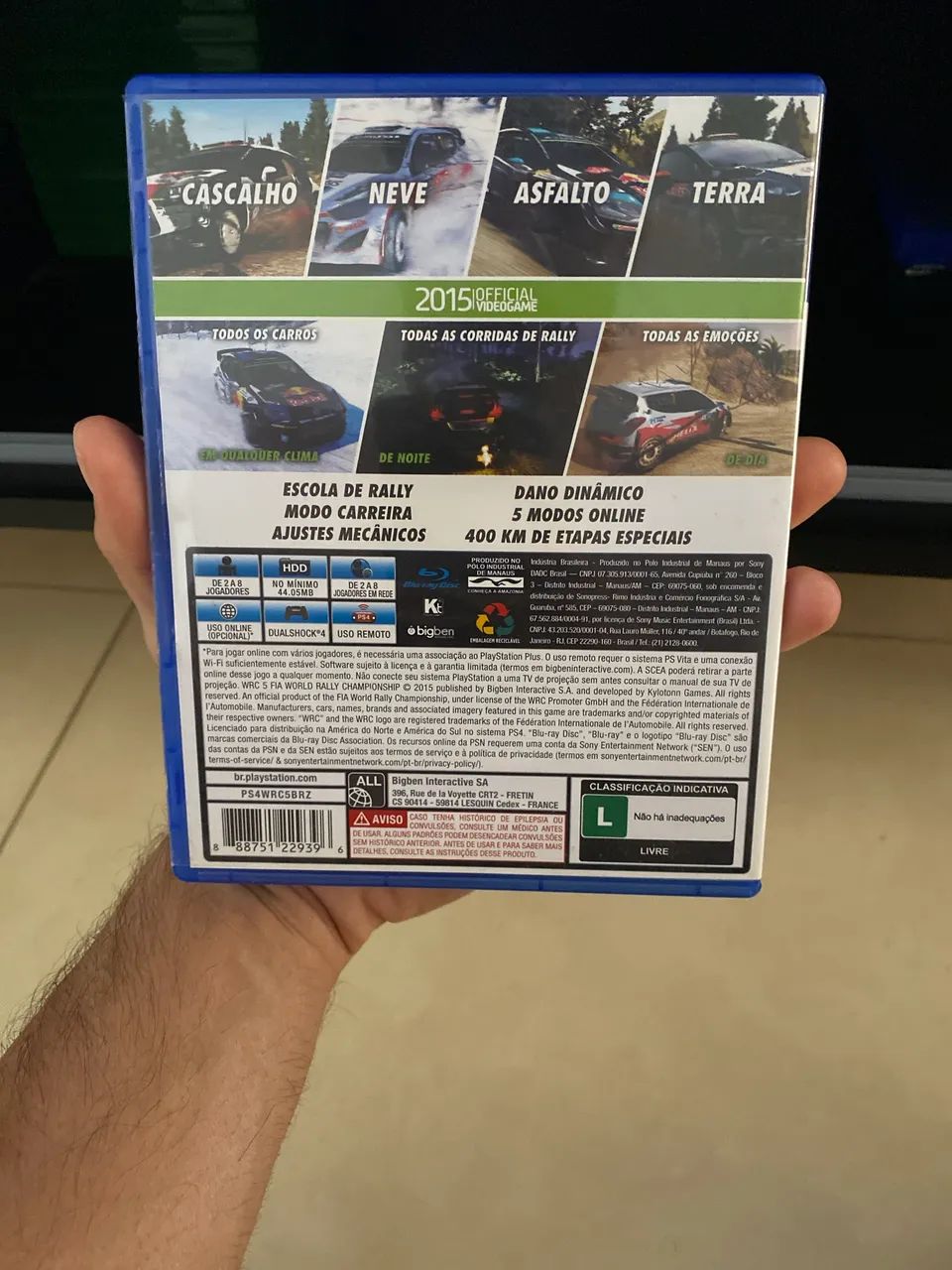 WRC 5 jogo ps4 ps5 - Foto 2