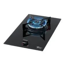 FOGAO COOKTOP FISCHER 1 BOCA TRIPLA CHAMA FIT LINE GAS MESA VIDRO 27184.60014  - Foto 2