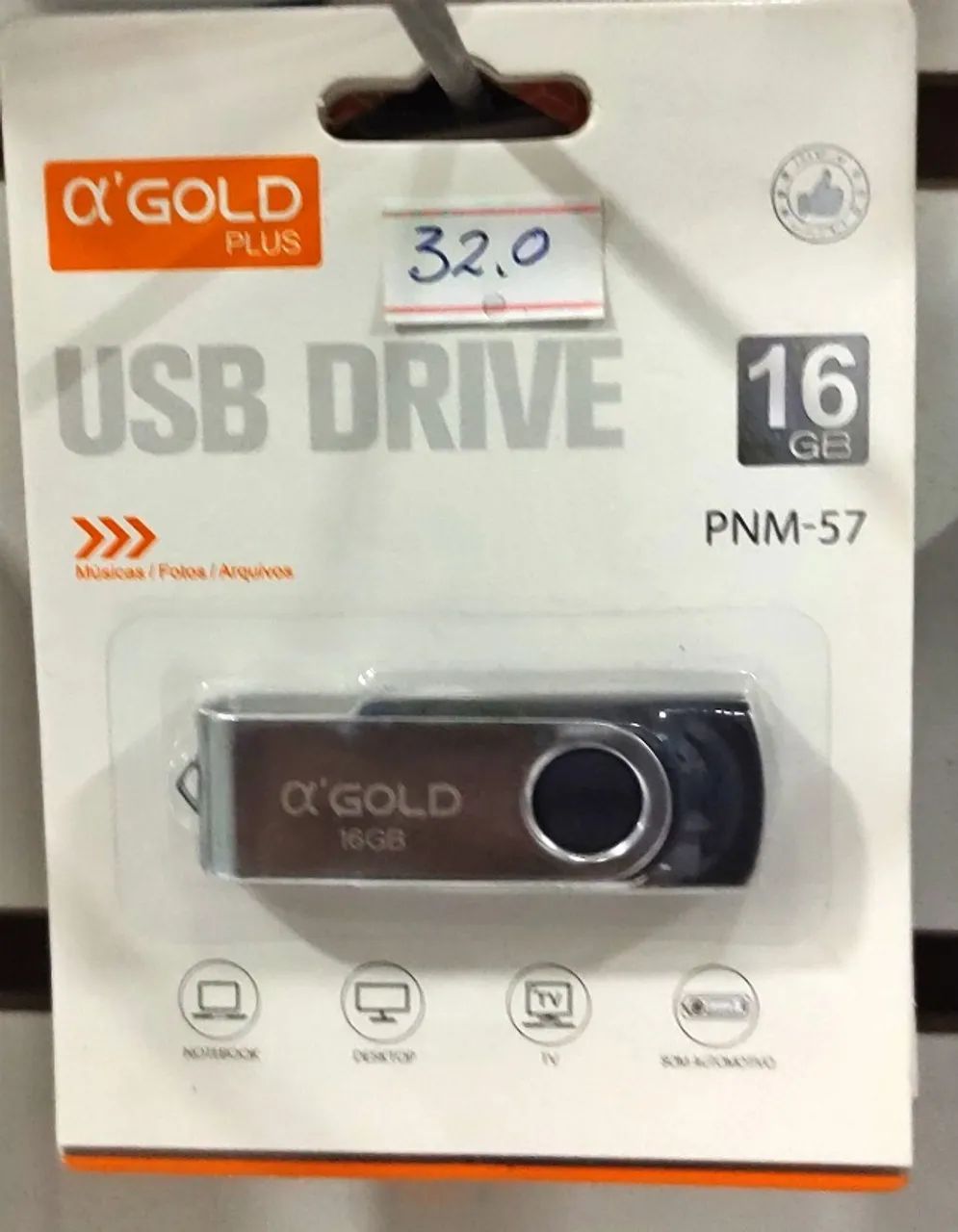 Pen Drive 16GB - Produto Novo 
