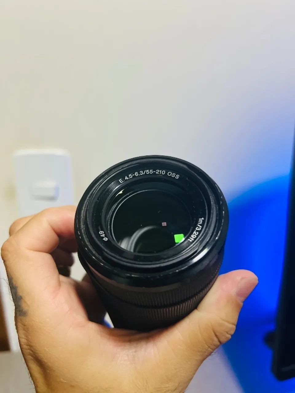 Lente Sony 55-210 aceito equipamento como parte de pagamento  - Foto 3