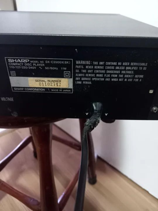 CD PLAYER SHARP 6 CDS DXC3500 - Foto 4