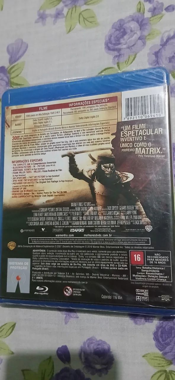300 - Filme em Blu-ray Disc - Lacrado - Foto 2