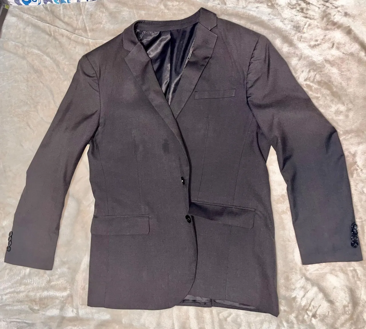 Terno Poliviscose Slim Londres - Preto