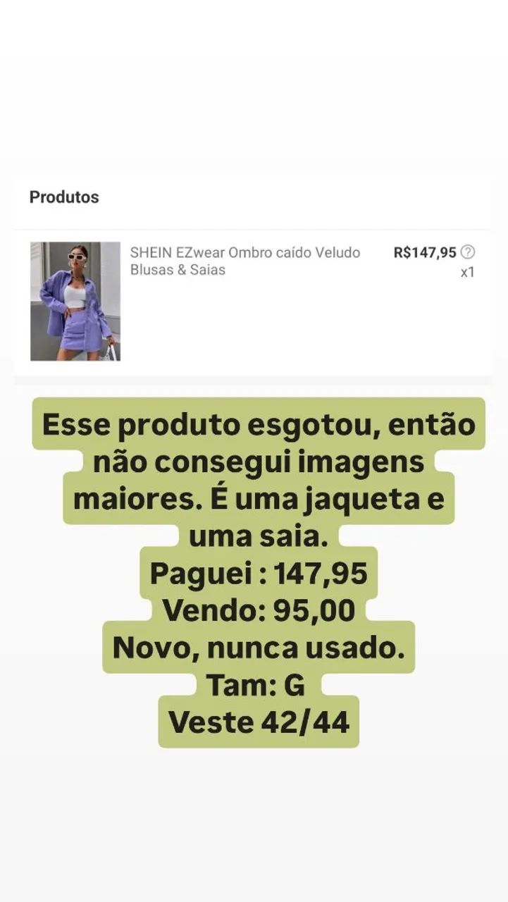Roupas nova e semi novas65562809665410121