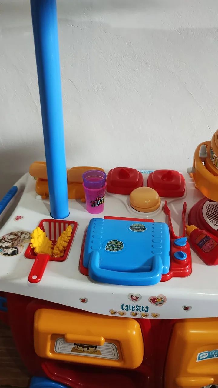 Lanchonete Infantil - Carrinho De Lanches Tateti Calesita - Foto 2