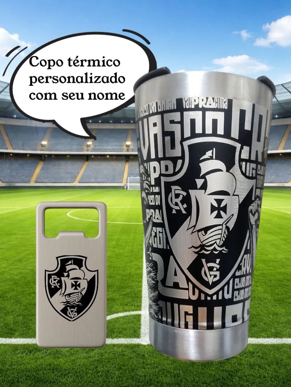Copo Térmico Personalizado Vasco