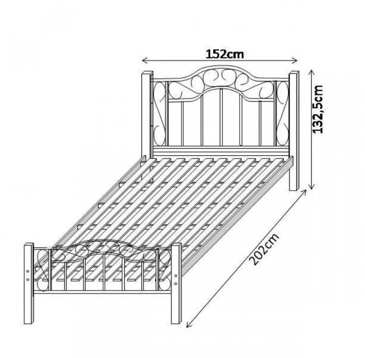 Cama de Casal Ferro - Foto 2