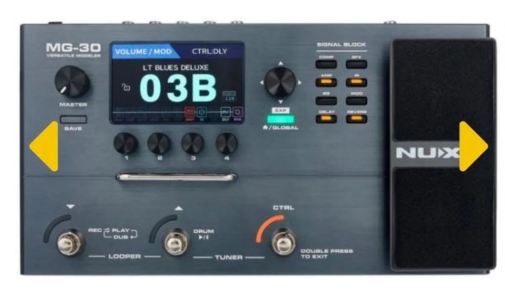 NUX MG-30 Pedaleira  - Foto 2