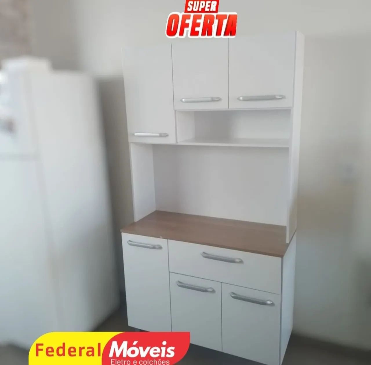 Armário para Cozinha - Novo, Compacto e Super Funcional!