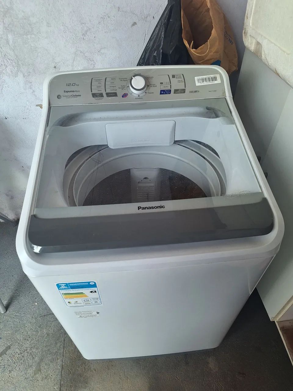 Máquina de Lavar Panasonic 12kg Centrifuga