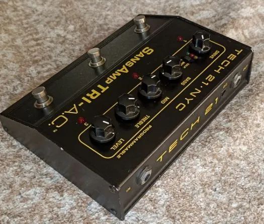 【70％OFF】 TRI-A.C. 21 Tech SansAmp Pedal para Instrumentos - guitarra ギター