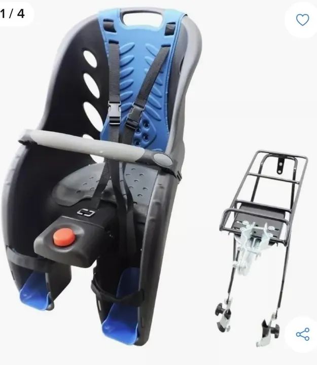 Assento cadeirinha para bicicleta. - Foto 3