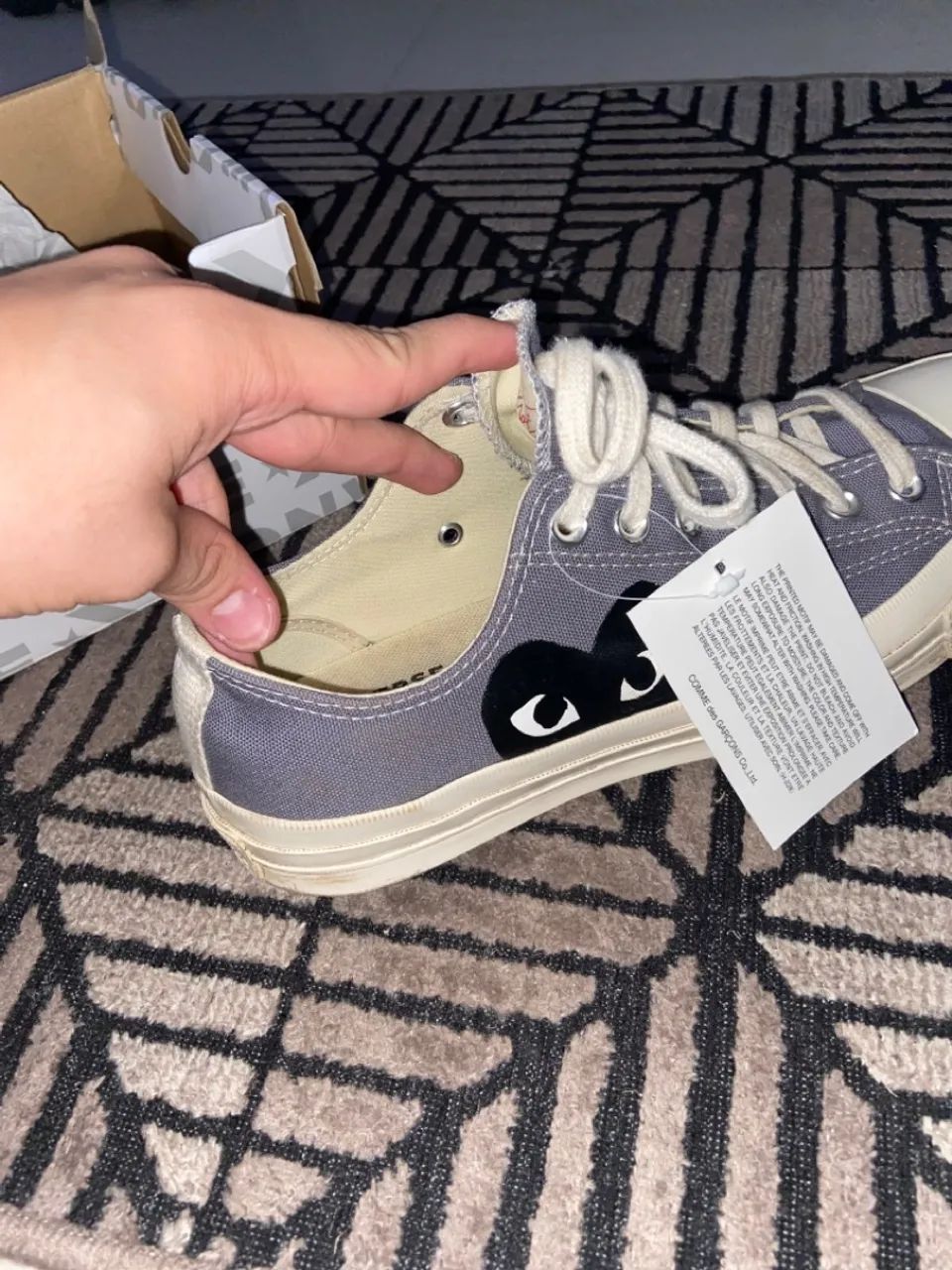 Tênis Converse X CDG - usado 2 vezes  - Foto 3