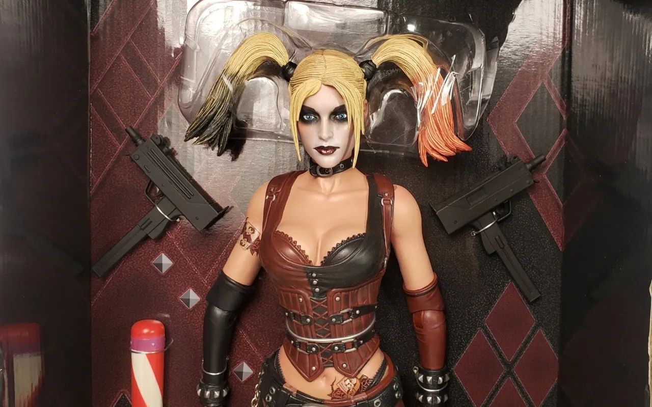 Action figure harley quinn arlequina dc comics boneca 16 polegadas /42 cm - BOOTLEG NECA - Foto 5