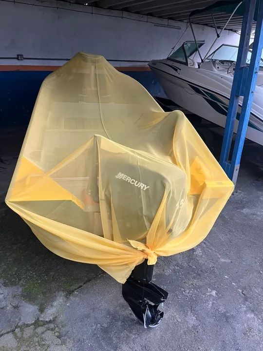 Barco semichato 4.50mts - Mercury 15hp - Foto 3
