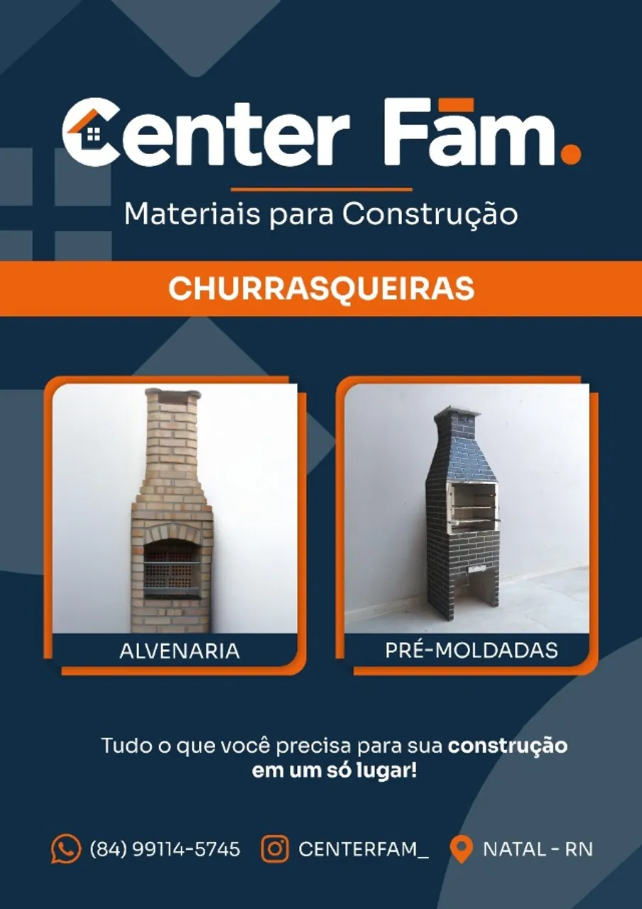 Churrasqueira Alvenaria e Pre Moldada !!!