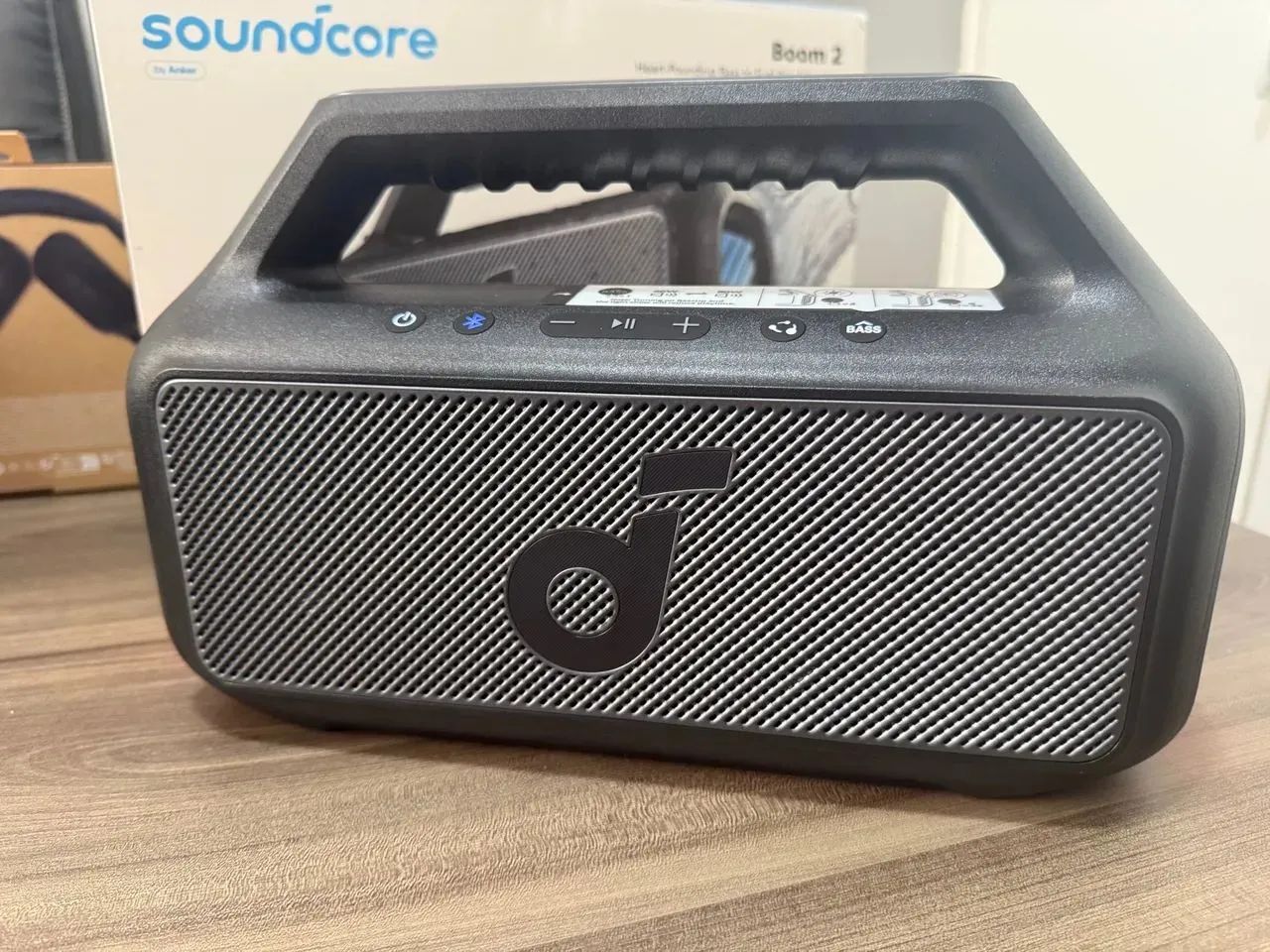 Caixa de som Bluetooth Anker Boom 2 80W IPX7 nova na caixa! - Foto 5