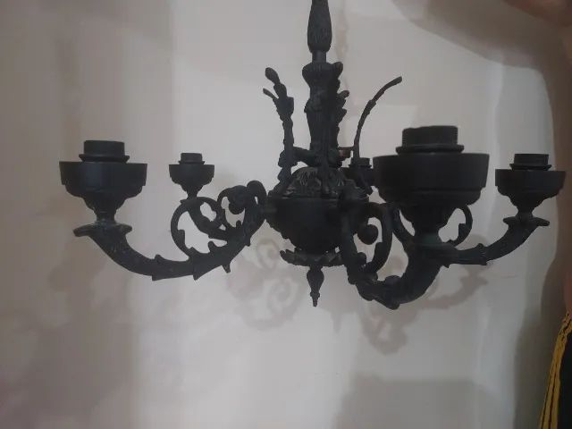 Lustre de Ferro Antigo  - Foto 5