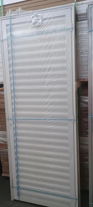 Porta Aluminio Branco Palheta 210x80 esquerda modelo art- pagamento na entrega frete a/c