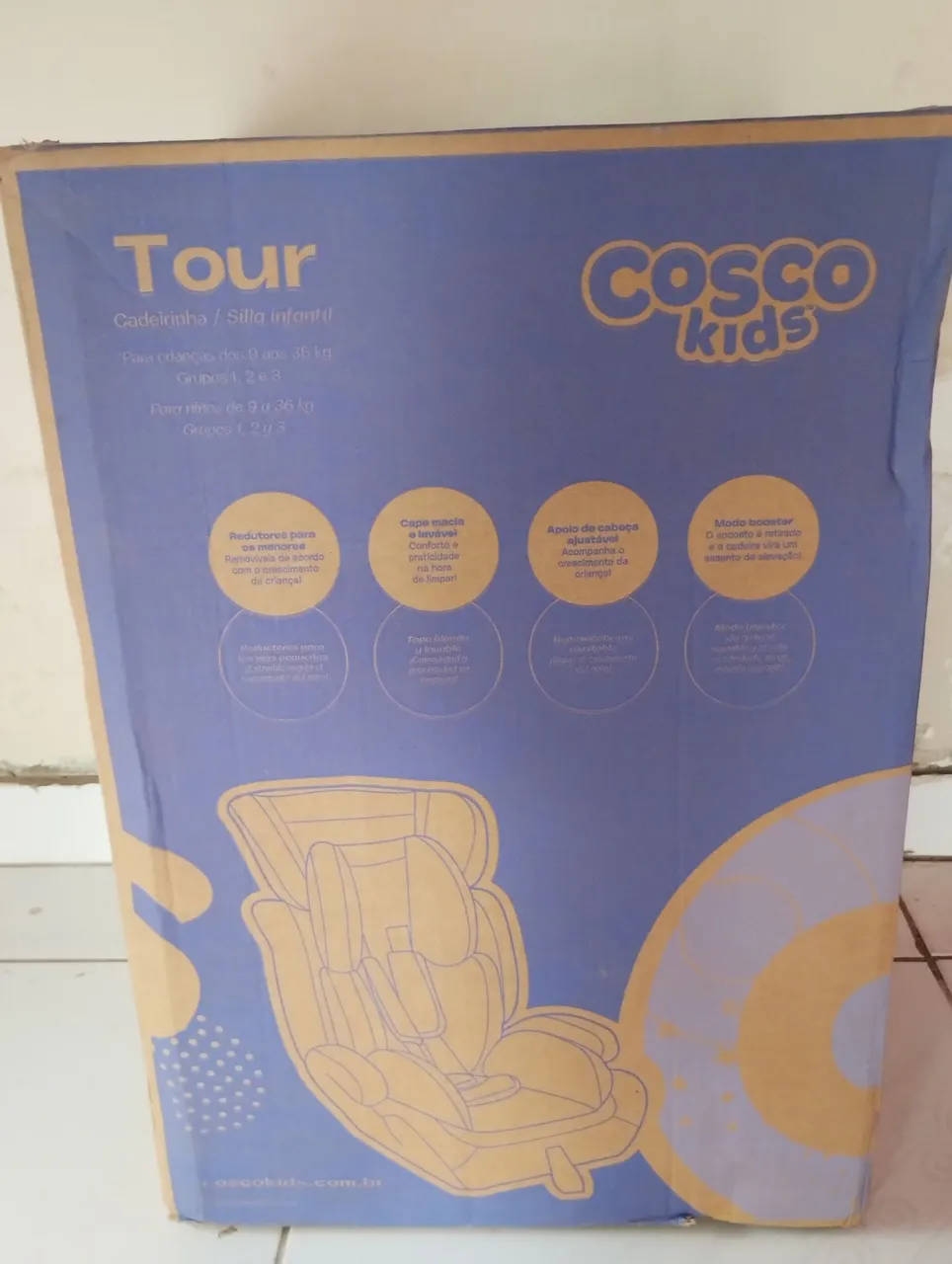 Cadeirinha para carro cosco