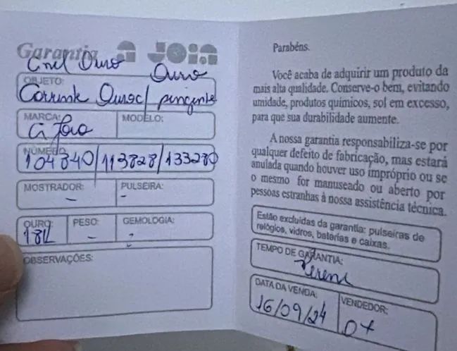 Corrente de ouro 18k  ( Teor750) - Foto 3
